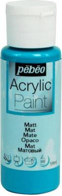 Краска акриловая Acrylic Paint матовая Бирюзовый 59 мл