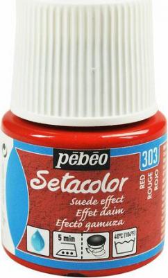 Краска для темных и светлых тканей с эффектом замши Setacolor, 45 мл, серая галька – фото 1