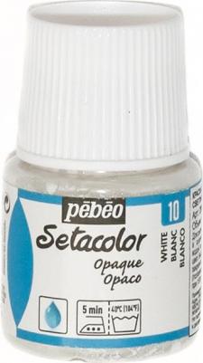 Краска для темных и светлых тканей Setacolor белый 45мл