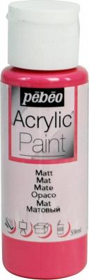 Краска художественная Acrylic Paint декоративная матовая 59 мл фуксия