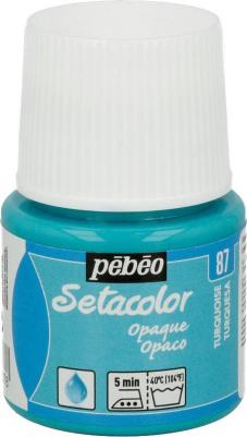 Краска Setacolor 45 мл для темных и светлых тканей бирюзовая