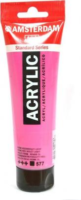 Краска акриловая Amsterdam туба 20мл №577 Красно-фиолетовый светлый устойчивый