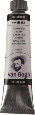 Краска масляная Van Gogh туба 40мл №105 Белила титановые – фото 1