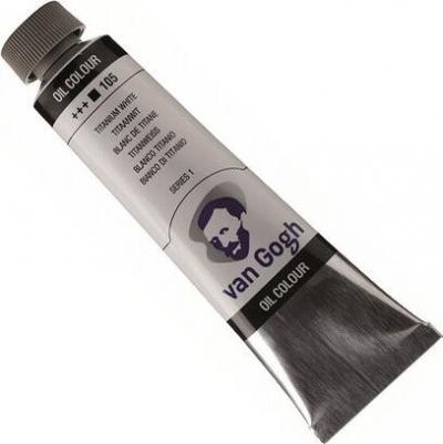 Краска масляная Van Gogh туба 40мл №105 Белила титановые – фото 2