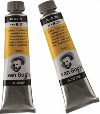 Масло Van Gogh №271 Кадмий жёлтый средний, 40 мл. VG-02052713 Масл.кр Van Gogh №271 Кадмий жёлтый средний, 40 мл