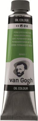 Масло Van Gogh №614 Зеленый средний устойчивый, 40 мл. VG-02056143 Масл.кр Van Gogh №614 Зеленый средний устойчивый, 40 мл – фото 1