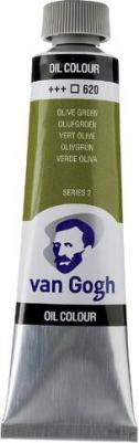Масло Van Gogh №620 Зеленый оливковый, 40 мл. VG-02056203 Масл.кр Van Gogh №620 Зеленый оливковый, 40 мл