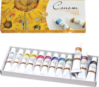 Краски масляные 12 цветов – фото 2