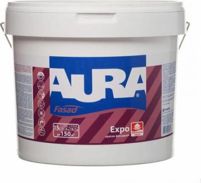Краска водно-дисперсионная фасадная Fasad Expo белая основа А 15 л