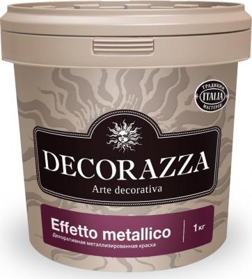 Декоративная металлизированная краска Effetto Metallico (1л) Argento EM-001 – фото 3