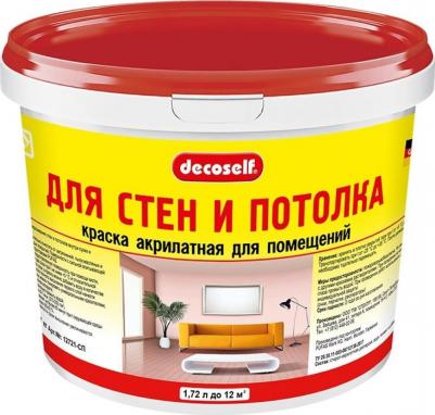 краска в/д для стен и потолков / краска в/д для стен и потолков акрилатная – фото 4