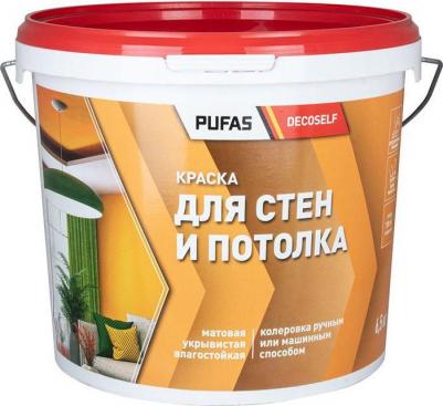 Пуфас Краска для стен и потолков мороз. 4,14л6,5кг СП тов-168471 – фото 2