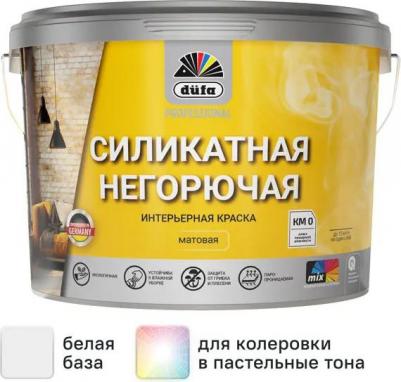 Краска для внутренних покрытий матовая цвет белый база А 2.5 л – фото 1