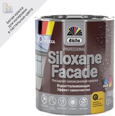 Краска фасадная Siloxane Facade цвет белый матовая база 1 0.9 л 4680012029938 – фото 1