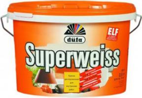 Краска в/д Superweiss RD4 глубокоматовая белая 2,5л – фото 1