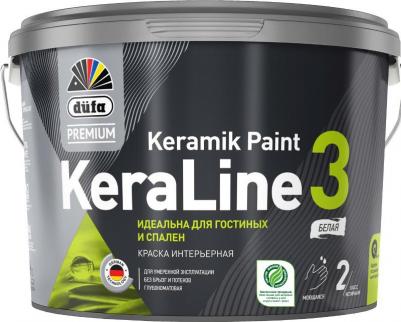 Premium KeraLine Keramik Paint 3 / Премиум Кералайн Керамик Пейнт 3 Краска для стен и потолков глубокоматовая 4630049843175 – фото 1