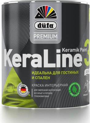 Premium KeraLine Keramik Paint 3 / Премиум Кералайн Керамик Пейнт 3 Краска для стен и потолков глубокоматовая – фото 1
