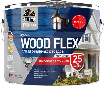 Premium Wood Flex Краска фасадная (прозрачный, полуматовая, 8,1л)