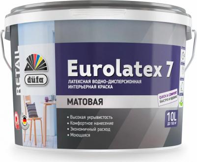 Вододисперсионная краска Retail EUROLATEX 7 4607075639843