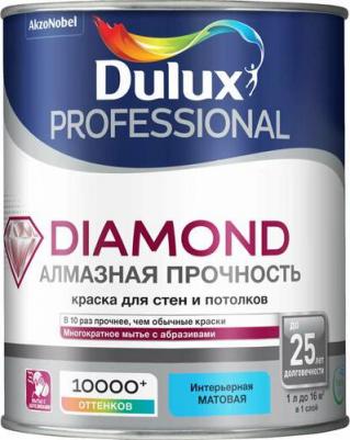Краска для стен и потолков водно-дисперсионная Diamond Matt матовая база BC 0,9 л – фото 2