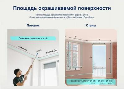 Краска для стен и потолков водно-дисперсионная Diamond Matt матовая база BW 1 л – фото 2