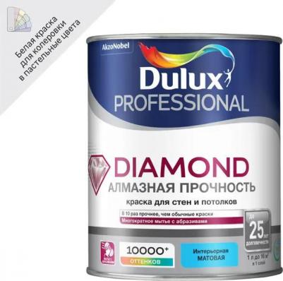 Краска для стен и потолков водно-дисперсионная Diamond Matt матовая база BW 1 л – фото 12