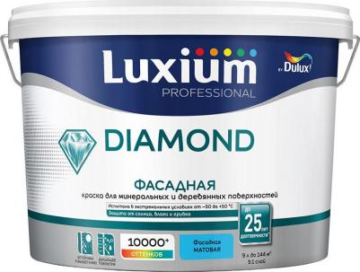 Краска фасадная Professional Diamond акриловая база BW белая 9 л – фото 3