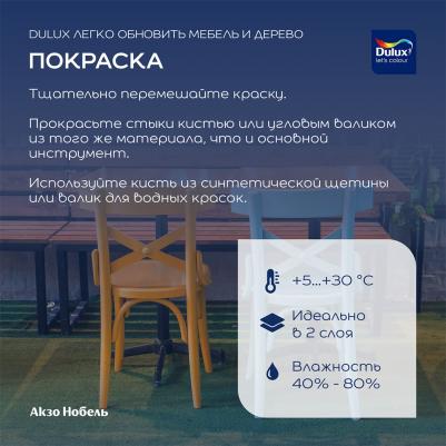 Краска Мебель и Дерево основа BW белая матовая 2 л – фото 1