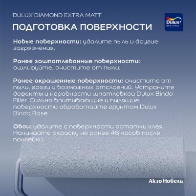 Краска моющаяся Diamond Extra Matt база BС бесцветная 2,5 л – фото 2