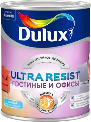 Краска Ultra Resist Гостиные и Офисы матовая BW белая 1л – фото 1