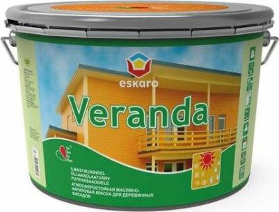 Краска для деревянных фасадов Veranda основа TR 2,7 л – фото 2