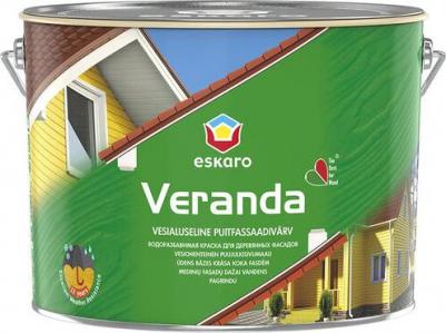 Краска для деревянных фасадов Veranda основа TR 9 л
