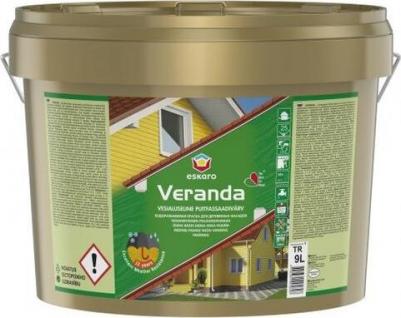 Краска для деревянных фасадов Veranda основа TR 9 л – фото 3