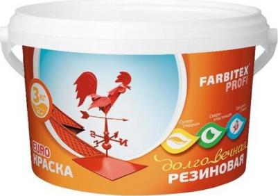 Акриловая резиновая краска Профи (серый 7040; 3 кг) 4300009296 – фото 2