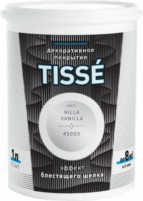 Краска декоративная акриловая Tisse с эффектом муарового шелка белый 1 л