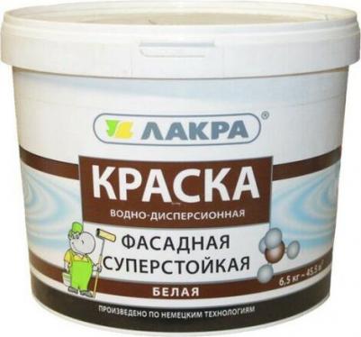 Фасадная краска акриловая, суперстойкая, белоснежная, 3 кг 8306491 ЛА-00000061 – фото 1
