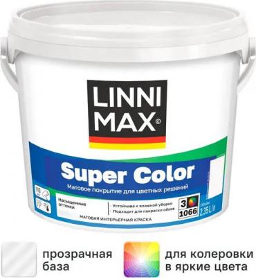 Краска для стен и потолков Super Color моющаяся матовая прозрачная база 3 2.35 л – фото 1