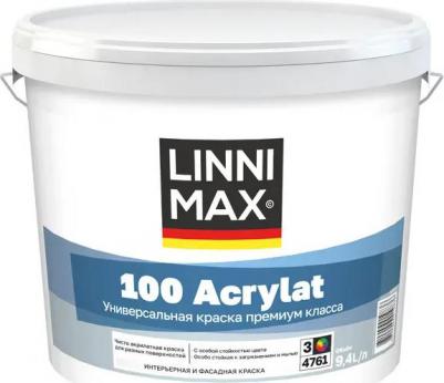 Краска фасадная 100 Acrylat прозрачная база Б3 9.4 л