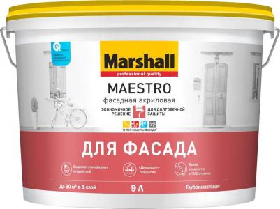 Латексная краска для фасадных поверхностей MAESTRO ФАСАДНАЯ 4607026564507