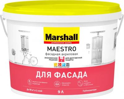 Латексная краска для фасадных поверхностей MAESTRO ФАСАДНАЯ – фото 1