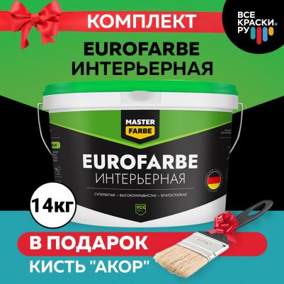 Влагостойкая водно-дисперсионная краска Eurofarbe