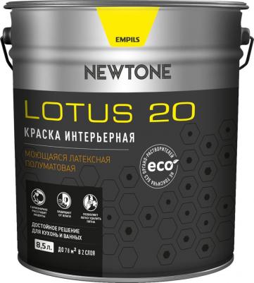 Краска для стен и потолков Lotus 20 цвет белый 8.5 л – фото 2