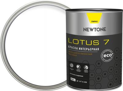 Краска для стен и потолков Lotus 7 цвет белый 0.8 л – фото 2