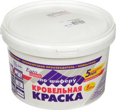 Краска акриловая кровельная по шиферу (2,4кг) зеленый