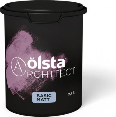 Краска интерьерная Матовая Белая база A 2,7 л – фото 1