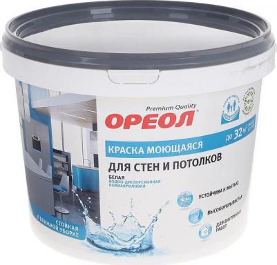 Краска воднодисперсионная, Дисконт, универсальная, моющаяся, матовая, белая, 13 кг – фото 3