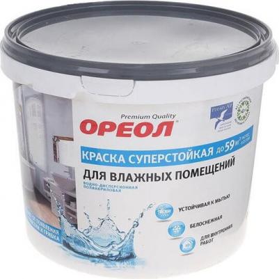 Суперстойкая водно-дисперсионная краска для влажных помещений для внутренних работ 50232 – фото 3