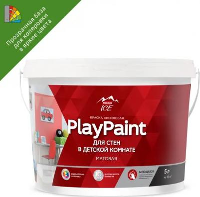 Краска для стен и потолков Diy PlayPaint матовая прозрачная база C 5 л – фото 3