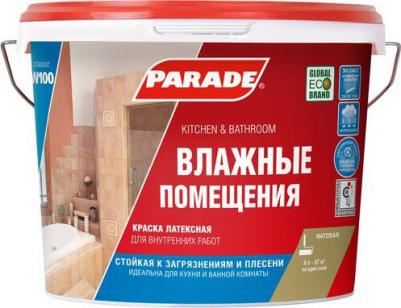 Краска PARADЕ W100 латексная база С бесцветная 0,9 л – фото 2