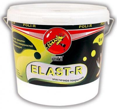 Эластичная краска Elast-R, Красно-коричневый (RAL 8015), 3000г – фото 1